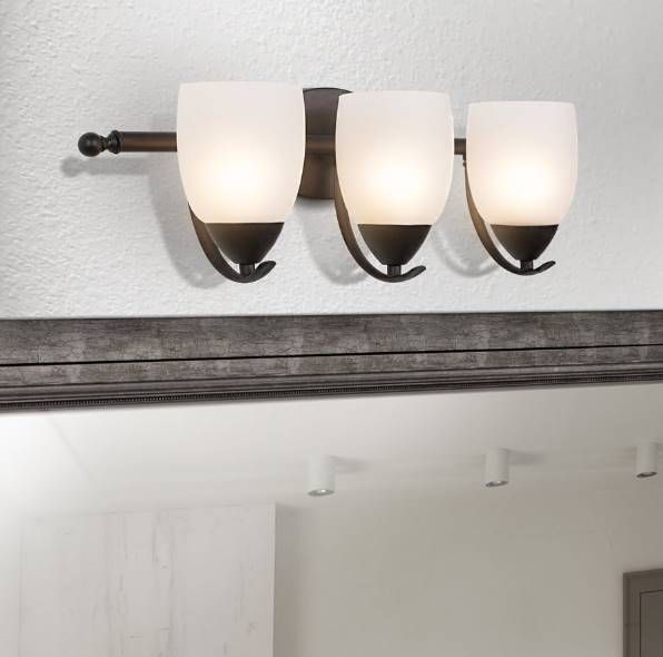 YHD Mirror Lake Oil Rubbed Bronze 3-Light Vanity Lighting-3