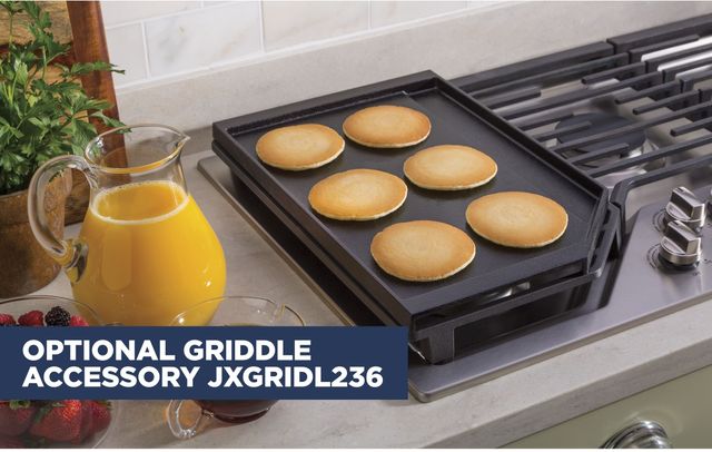 GE® Black 36" Cast Iron Griddle-3