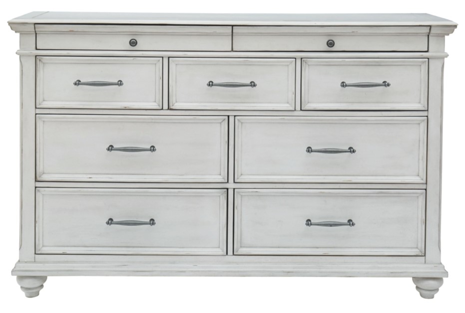 Benchcraft Kanwyn Whitewash Dresser - Thumbnail 2