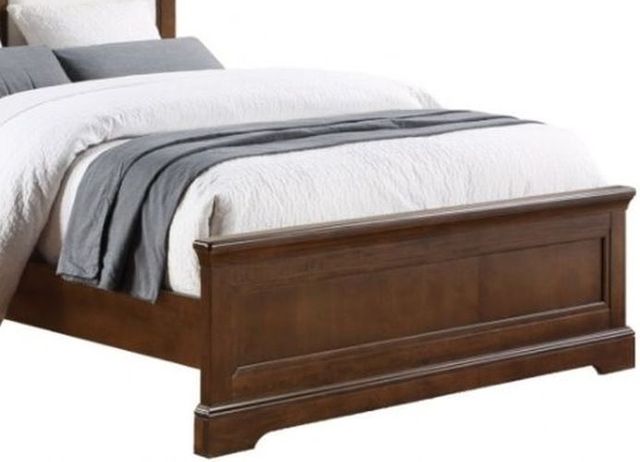 Winners Only® Tamarack Hazelnut/White Queen Upholstered Panel Bed-2