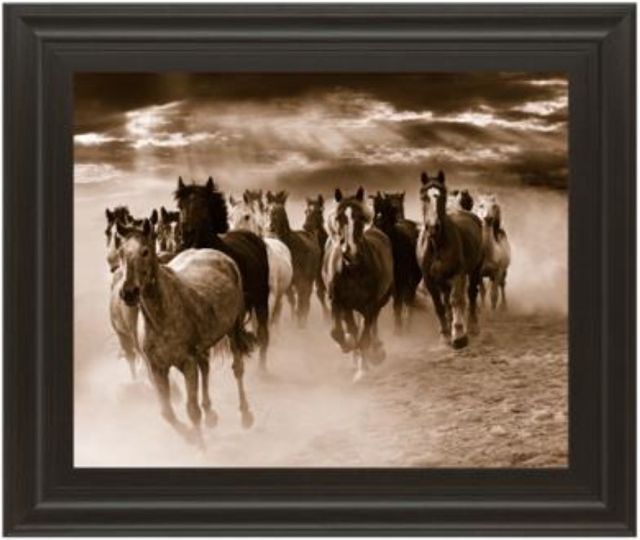 Classy Living Monte Naglar Running Horses 26" Wall Art-0
