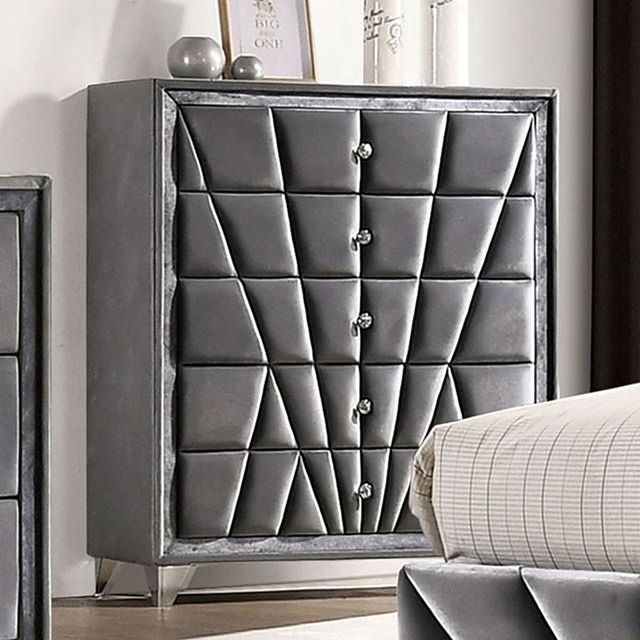 Furniture of America® Carissa Gray Chest-0