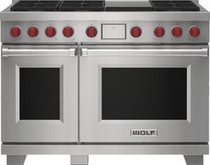 Wolf 48" Stainless Steel Pro Style Natural Gas Range