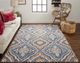 Feizy Rhett Blue/Rust 5' x 8' Rug-5