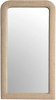 TOV Furniture Heidi Honey Upholstered Oversized Floor Mirror-0