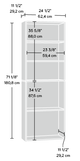 Sauder® Beginnings® Silver Sycamore™ Bookcase-2
