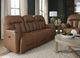 Best® Home Furnishings Customizable Suitably Leather Power Reclining Space Saver Sofa with Power Tilt Headrest-3