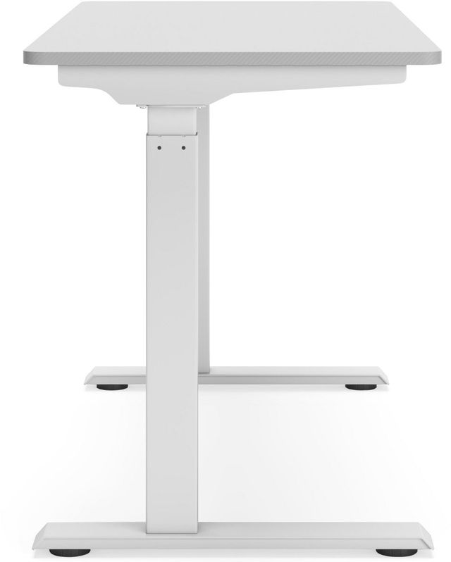 Signature Design by Ashley® Lynxtyn Taupe/White 29" Adjustable Height Office Desk-3