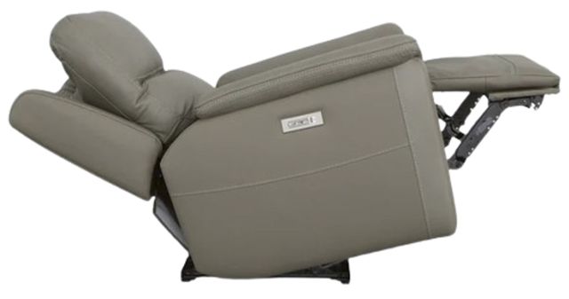 Flexsteel® Sawyer Gray Power Recliner with Power Headrest and Lumbar-1