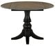 Liberty Furniture Magnolia Manor 3-Piece Antique Black/Weathered Bark Dining Drop Leaf Table Set-4