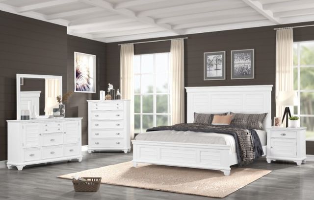 New Classic® Home Furnishings Jamestown White Nightstand-1