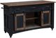 International Furniture Direct Pueblo Black Kitchen Island-0