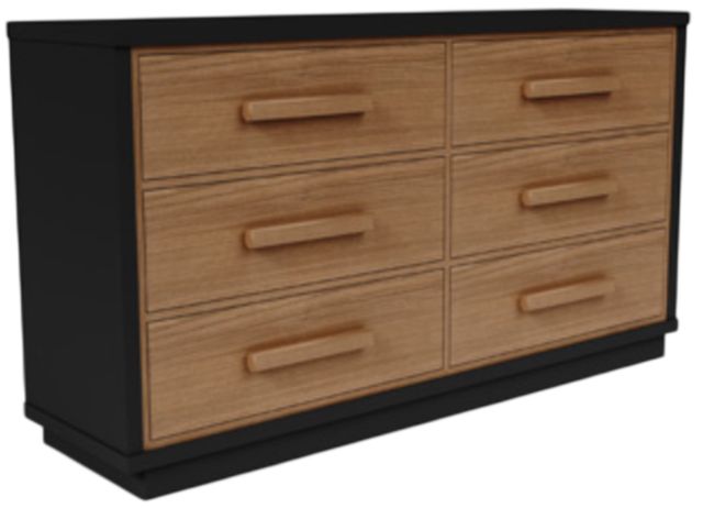 Signature Design by Ashley® Kozmour Black/Brown Dresser-0
