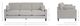 La-Z-Boy® Petra Steel Extra Long Sofa-5