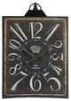 A & B Home Black/White Rectangular Wall Clock-0