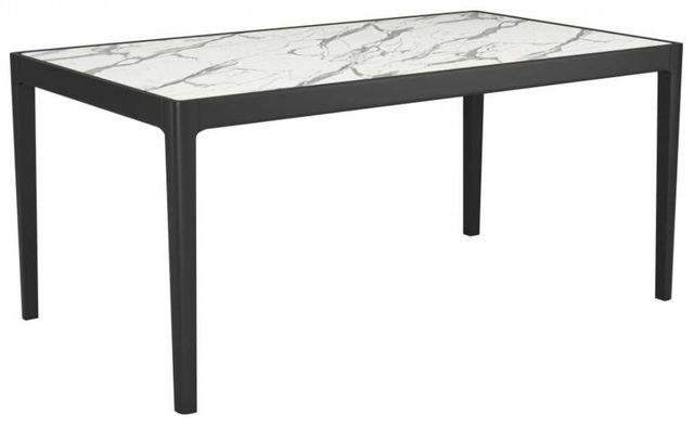 Zuo® Modern Tokai White Dining Table with Black Base-0