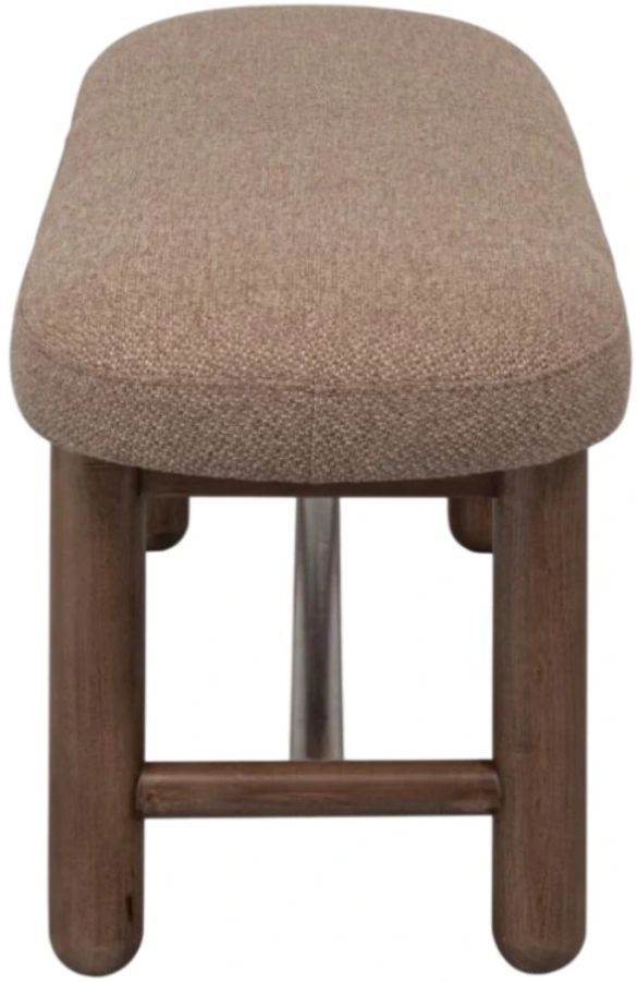 Modus Furniture Astor Claystone Upholstered Dining Bench-2
