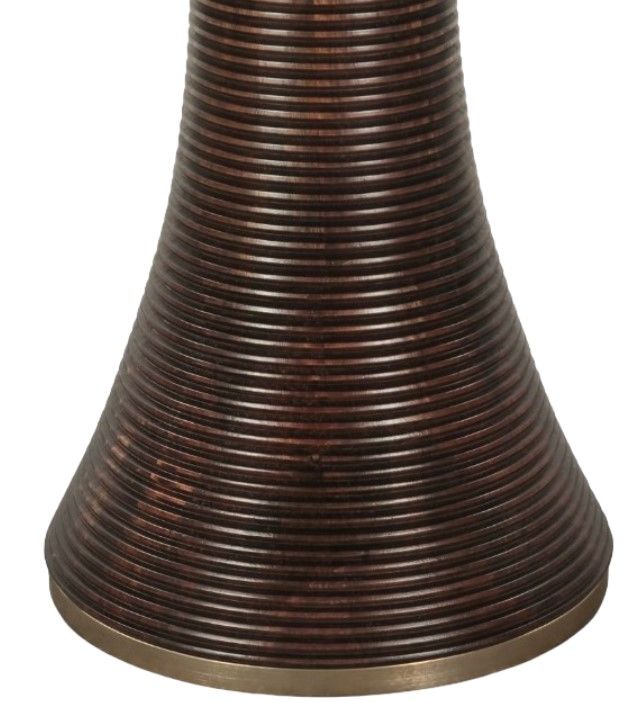 Home Trends & Design Bijou Dark Sienna Round Dining Table-3