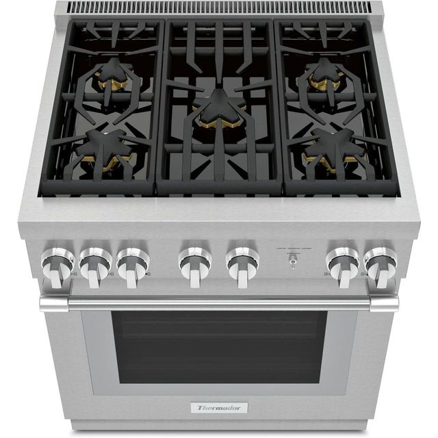 Thermador® Pro Harmony® 30" Stainless Steel Free Pro Style Dual Fuel Range-2