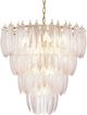 Dovetail Furniture Flora Clear Chandelier-0