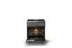 Viking® 5 Series 30" Damascus Gray Pro Style Dual Fuel (NG) Range with Brushed Brass Trim-1