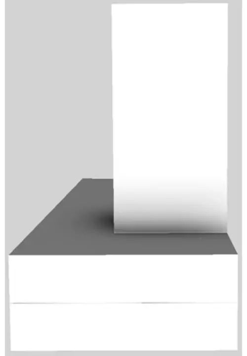 Vent-A-Hood® 48" White Contemporary Wall Mounted Range Hood-1