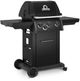 Broil King® Royal™ 340 Shadow 4-Burner Black Freestanding Natural Gas Grill-2