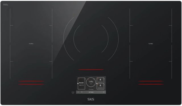 SKS 36” Black Induction Cooktop with Flex Cooking Zones-0