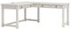 Signature Design by Ashley® Robbinsdale Antique White L-Shape Office Desk-0