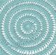 A & B Home Blue Placemat -1