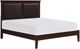 Homelegance® Seabright Cherry California King Upholstered Panel Bed-0