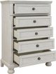 Signature Design by Ashley® Robbinsdale Antique White 48" Chest of Drawers-1