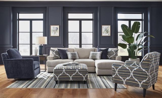 Fusion Furniture Nathan Bewilder Lagoon Cocktail Ottoman-1