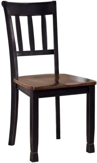 Signature Design by Ashley® Owingsville Black/Brown Dining Side Chair