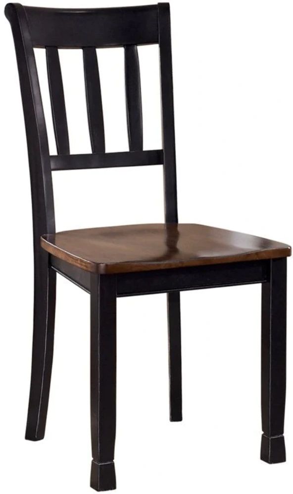 Signature Design by Ashley® Owingsville Black/Brown Dining Side Chair-0