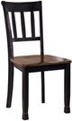 Signature Design by Ashley® Owingsville Black/Brown Dining Side Chair-0