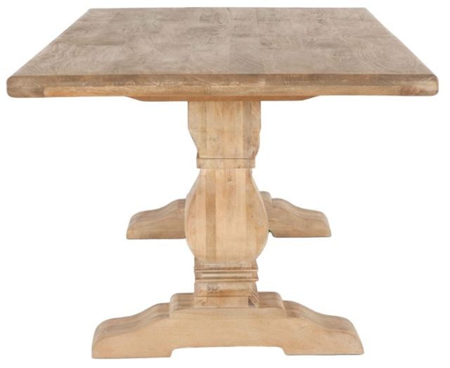 Home Trends & Design San Rafael Antique Oak Dining Table-3