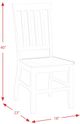 Elements International Kayla 7-Piece Gray/White Standard Height Dining Set-4