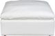 Moe's Home Collection Terra Condo Cream White Ottoman-1