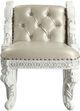 ACME Furniture Vanaheim Antique White/Beige Vanity Stool-3