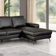 Furniture of America® Stordal Black Sectional with Right Chaise-2