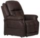 Catnapper® Haywood Chocolate Power Headrest Power Lift Lay Flat Recliner with Heat and Massage-0