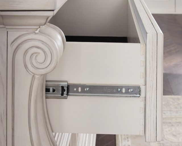Signature Design by Ashley® Bruchandi Antique White Dresser and Mirror-4