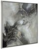 A & B Home Black/Gray/White Stormy Skies Framed Wall Art-0
