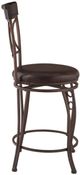 Linon Circles Dark Brown Counter Stool-4