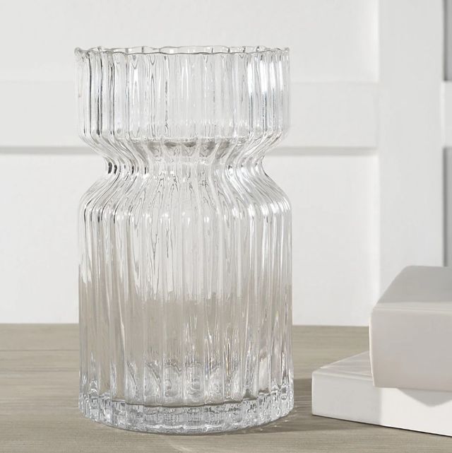Renwil® Gladys Clear Fluted Vase-1