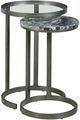 Hammary® Ala Carte Clear Nesting Table with Earthtone Base-0