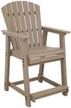 Signature Design by Ashley® Sandy Dune 2-Piece Medium Brown Aluminum/Plastic Outdoor Bar Stool-2