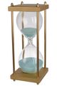 A & B Home Papin Gold/Blue 30-Minute Hourglass-0