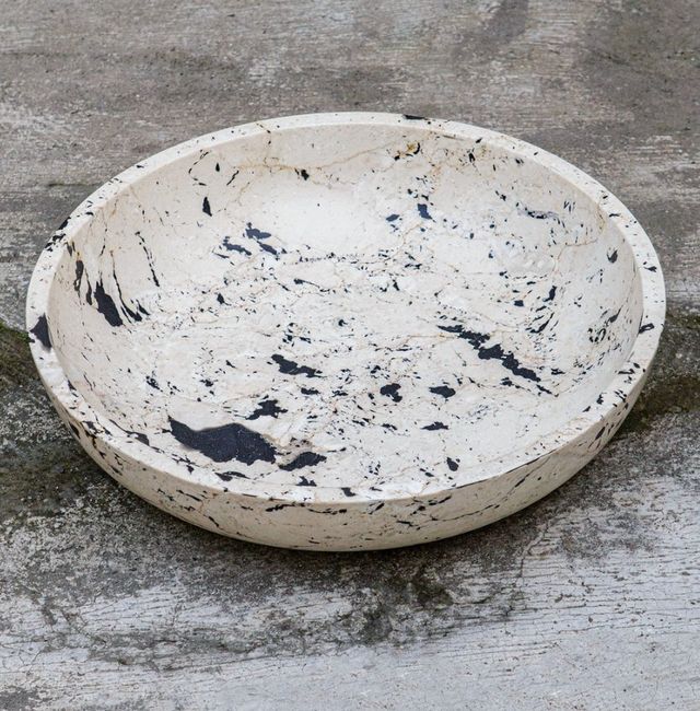 Uttermost® Nouveau Black/Natural White Bowl-2